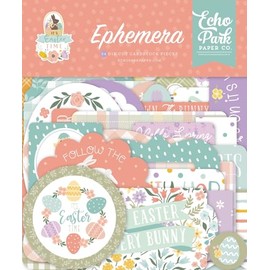 ECHO PARK PAPER COMPANY Echo Park Cardstock Ephemera 33/Pkg-Icons, It's Easter Time, Multicolor