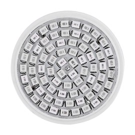 Fdit E27 36W AC 220V 72 LEDs Hydroponic Grow Lamp for Greenhouse Hydroponic Plants and Greenhouse Flowers