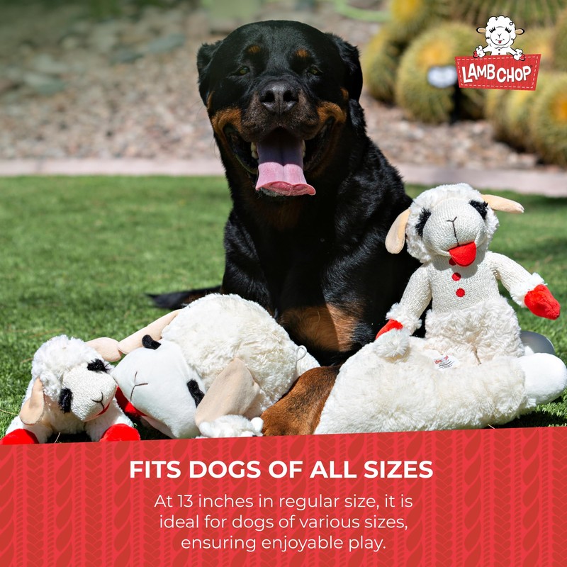 Multipet Standing Lamb Chop 13" Dog Toy