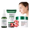 Set 3 pasos antiacné: sérum, crema y mascarilla con ácido