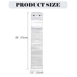 ReignSword 100 Pcs Disposable Clear Wet Umbrella Covers for Long Umbrella, Plastic Umbrella Rain Bags for Machine, Waterproof Umbrella Sleeve to Keep Lobby Floors Dry