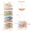 8 Tier Extended Width Hanging Closet Organizer, Sweater Storage for
