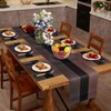 Aofmee Table Runner and Placemats Set of 6 Washable, Heat