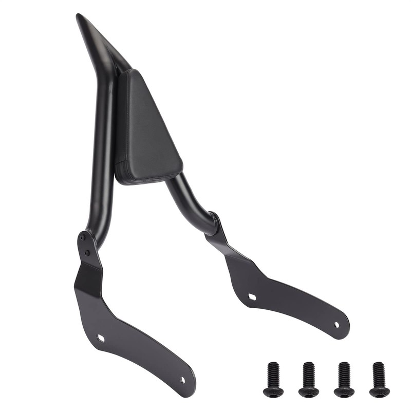 Bravema Motorcycle Sissy Bar, Detachable Passenger Backrest Rear Pad Fit