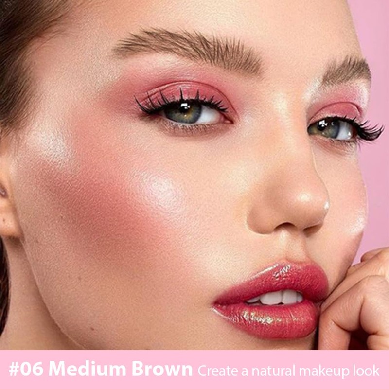 evpct 1Pcs Midium Brown Magic Microblading Eyebrow Contouring Pen Brow