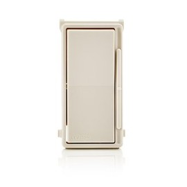 Leviton DSKIT-0NT Decora Slide Dimmer Switch and Fan Speed Control Faceplate, no locator light, Light Almond