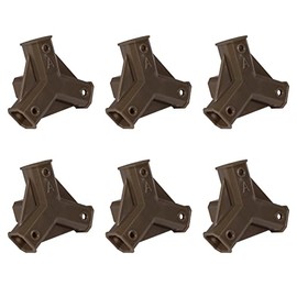 Tikea 6Pcs 4-joint Connectors of Hexagon Plant Stand For DIY