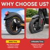 PaoWin 2 PCS 9.5x2.5-6.1 Solid Scooter Tires, 9.5x2.50 Off-Road Tire,