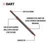 DART SDSPP25 SDS+ Pointed Chisel, Grey, 250 mm
