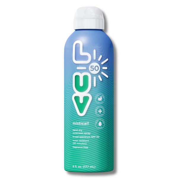L-UV mistical! SPF 50 Sunscreen Spray, Broad-Spectrum Protection Against UVA