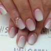 24 Pieces Short False Nails, Fake Nails with Glue -