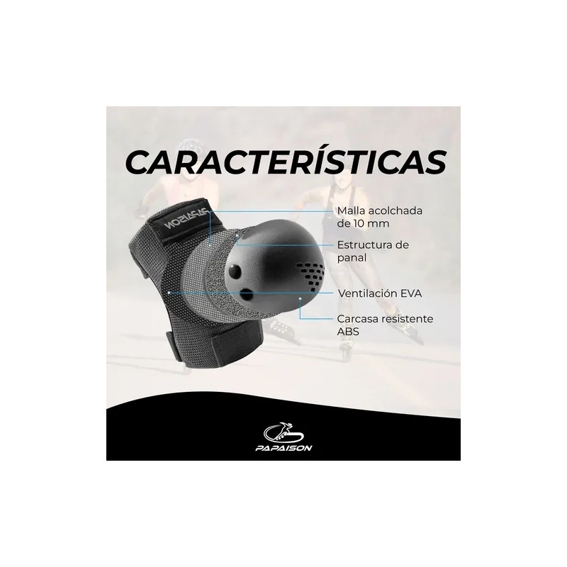 Protectores Patin Rodilleras Coderas Kit Profesional Adultos