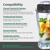 Twisvo 64 oz Container Compatible with Vitamix 5200, 7500, E310,