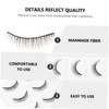 Beavorty 3sets Fake Eyelashes Set Curly Natural Lashes Pack Makeup