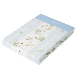 nishikawa PI07900623B Wedgwood Wild Strawberry, Duvet Cover, Single, Easy to Put on and Take off, Made in Japan, Blue