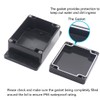Zulkit Junction Box ABS Plastic Dustproof Waterproof IP65 Universal Electrical