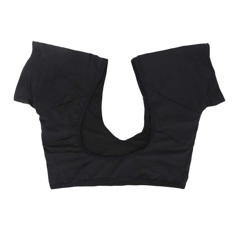 Underarm Sweat Vest Black Breathable Washable Quick Drying Armpit Sweat