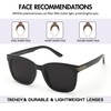 SIPHEW Polarized Mirrored Rectangle Sunglasses for Women| Trendy Designer Womens