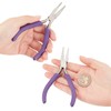 SUNNYCLUE 1 Piece Purple Jewelry Tools Flat Nose Pliers Flat