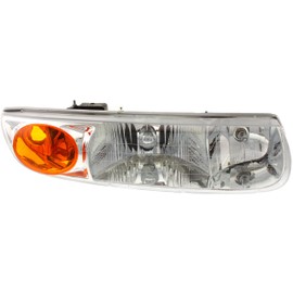 Evan Fischer Driver and Passenger Side Headlight for Saturn SL2 Base 2000-2002 Also Fits SL1 Halogen With bulb(s) Replaces# 21112455 21112456
