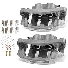 A-Premium Disc Brake Caliper Assembly with Bracket Compatible with Ford Excursion 2000-2005 F-250 Super Duty F-350 Super Duty 1999-2004 Front Left and Right Side 2-PC Set