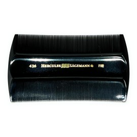 Hercules Sägemann 436 Care Comb Dust Comb Natural Rubber Scab Comb with Very Fine Teeth on 2 Sides Comb Approx. 9 cm (436)
