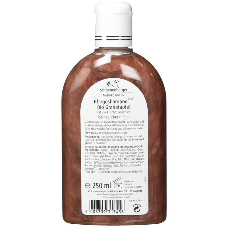 Schoenenberger Cosmos Care Shampoo Plus Organic Pomegranate