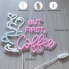 But First Coffee Neon Sign, Large 5 V USB Operated
