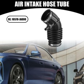 Partuto Air Cleaner Intake Hose Tube with Clamps 16576-JA000 - Car - Engine Filter Air Intake Duct Hose Tube - for Nissan Altima 2007-2013 Rubber Black - 1Pc