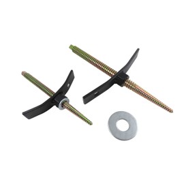 Taytools 101904 2 Piece Set Large and Small Carvers Screws 1/2” and 5/8” Diameter Tapered Threads 6-1/2” and 9-1/2” Overall Length