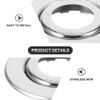 OUNONA Fire Sprinkler Head Escutcheon Plate, 20pcs Adjustment Range Recessed