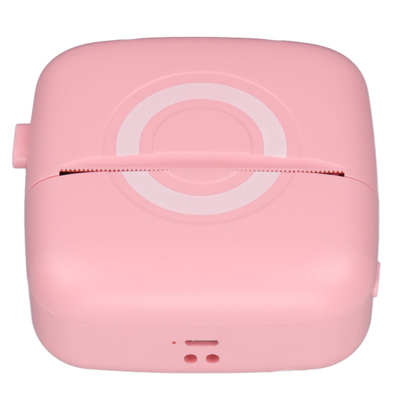 Mini Printer 200DPI Resolution Thermal Printing Ergonomic Lightweight Portable PrinterPink