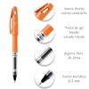 Pentel BL117FF-A Bolígrafo Energel Tradio Naranja 0.7 mm T/Negra