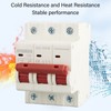 3P Direct Current Circuit Breaker Practical Small Circuit Breaker for