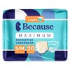 Because Premium Maximum Plus Adult Incontinence and Postpartum Bladder Leak