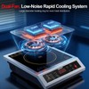 Portable Induction Cooktop, 2500W Commercial Countertop Single Burner