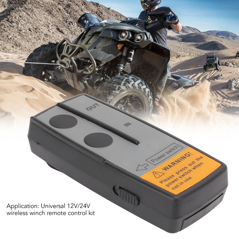 Universal Wireless Winch Remote Control Switch Electric Winch Controller with