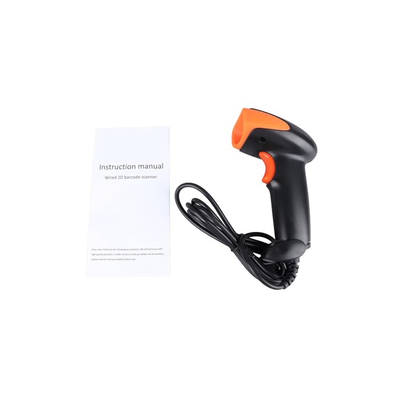 Wireless 1D 2D Barcode Scanner Multifunctional QR Reader for Warehouse