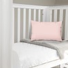 Pizuna Cotton Baby Crib Pillow Covers 40x60cm Light Pink, 2pc