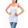 Sugar Sunday 4 Pack Long Cotton Camisole Tank Top with