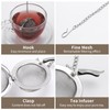 HZPZPP 15Pcs Stainless Steel Tea Strainer Balls,Multi Use Tea Infuser,Extra