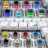 Zhouwang Gateron G Pro 3.0 Yellow Keyboard Switches,Linear 3-pin RGB