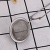 Silver Mesh Strainer Snap Ball Loose Leaf Tea Infuser Stainless