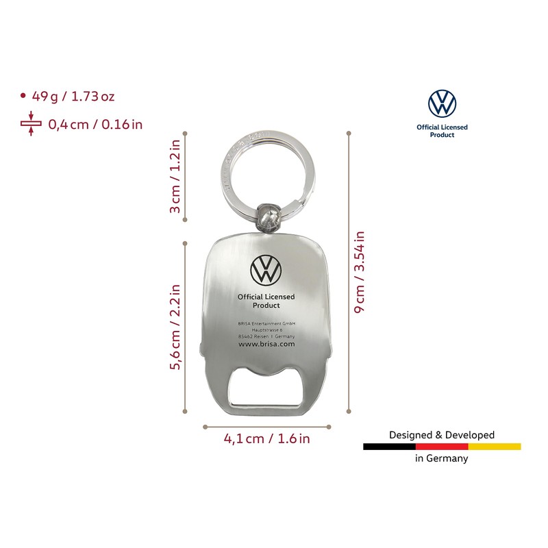 BRISA VW Collection - Volkswagen Keychain Ring Keychain Accessory Keyholder