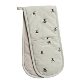 Sophie Allport - Bees Double Oven Gloves, Heat Resistant, Thermal Layer, Kitchen Accessories