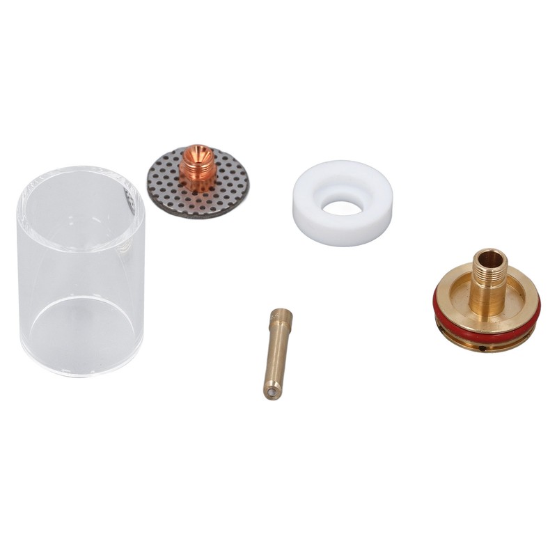 1 Set 5Pcs TIG Welding Torch Glass Cup Electrode Clamp