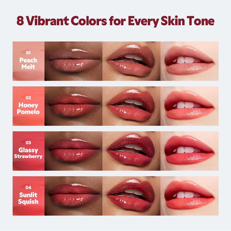 TIRTIR Glow Pop Tinted Lip Oil (01 PEACH MELT)