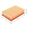 Bosch 1457433004 Air-Filter Insert