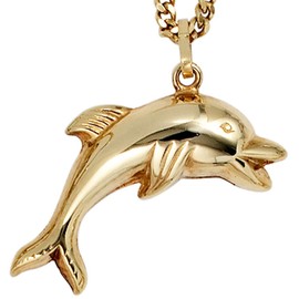 Jobo Locket 333 Gold Dolphin Regenbogen [Jewellery]