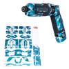 WRAPGRADE Custom Wrap for Makita TD022D (Caribbean Blue Dot Camo)